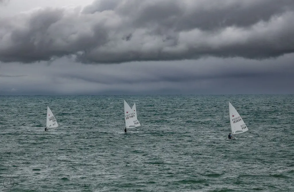 Catamaran or sailing cruise on coastal water