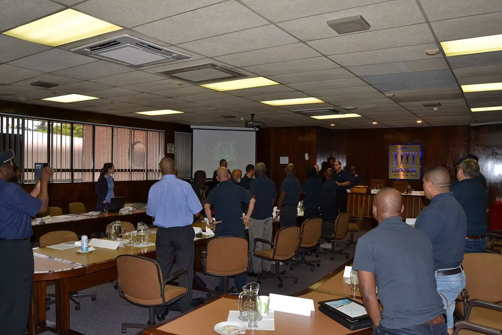 Professional meeting or executive retreat setting