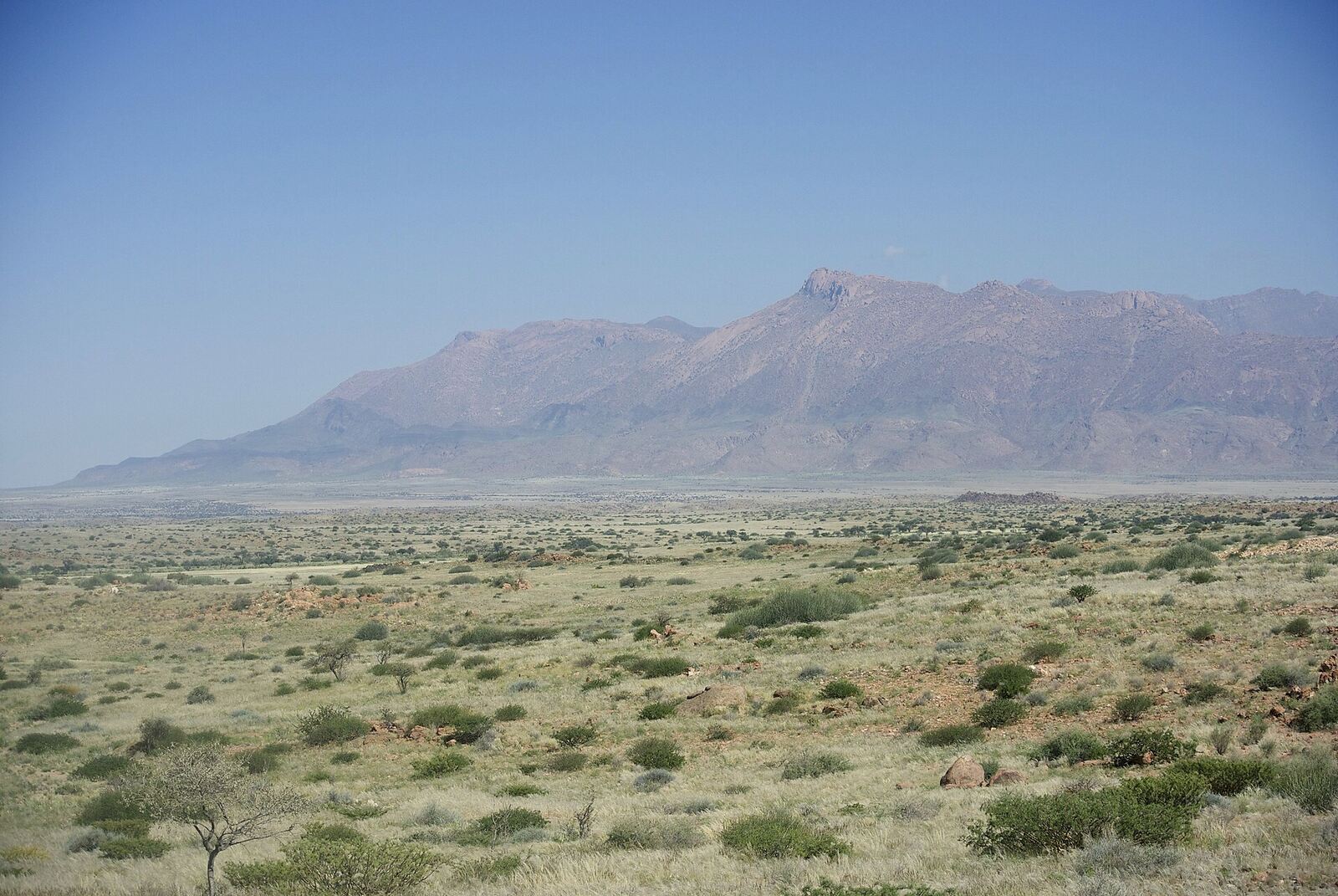 Open Namibian landscape in Damaraland