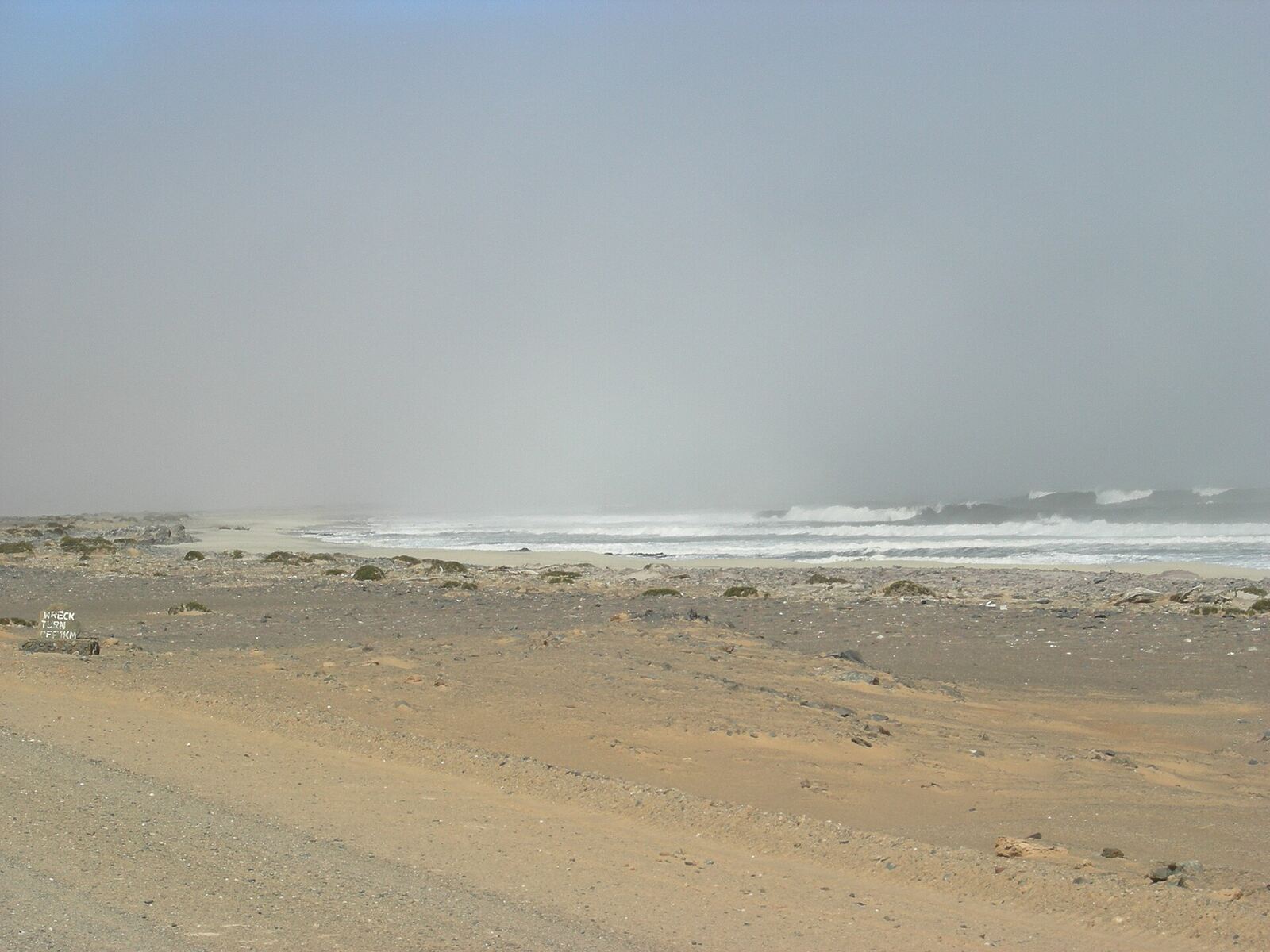 Atlantic coastline along Namibia's Skeleton Coast